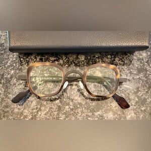 Preowned Metal Anne & Valentin Women’s Glasses. Model Format in Black Tortoise